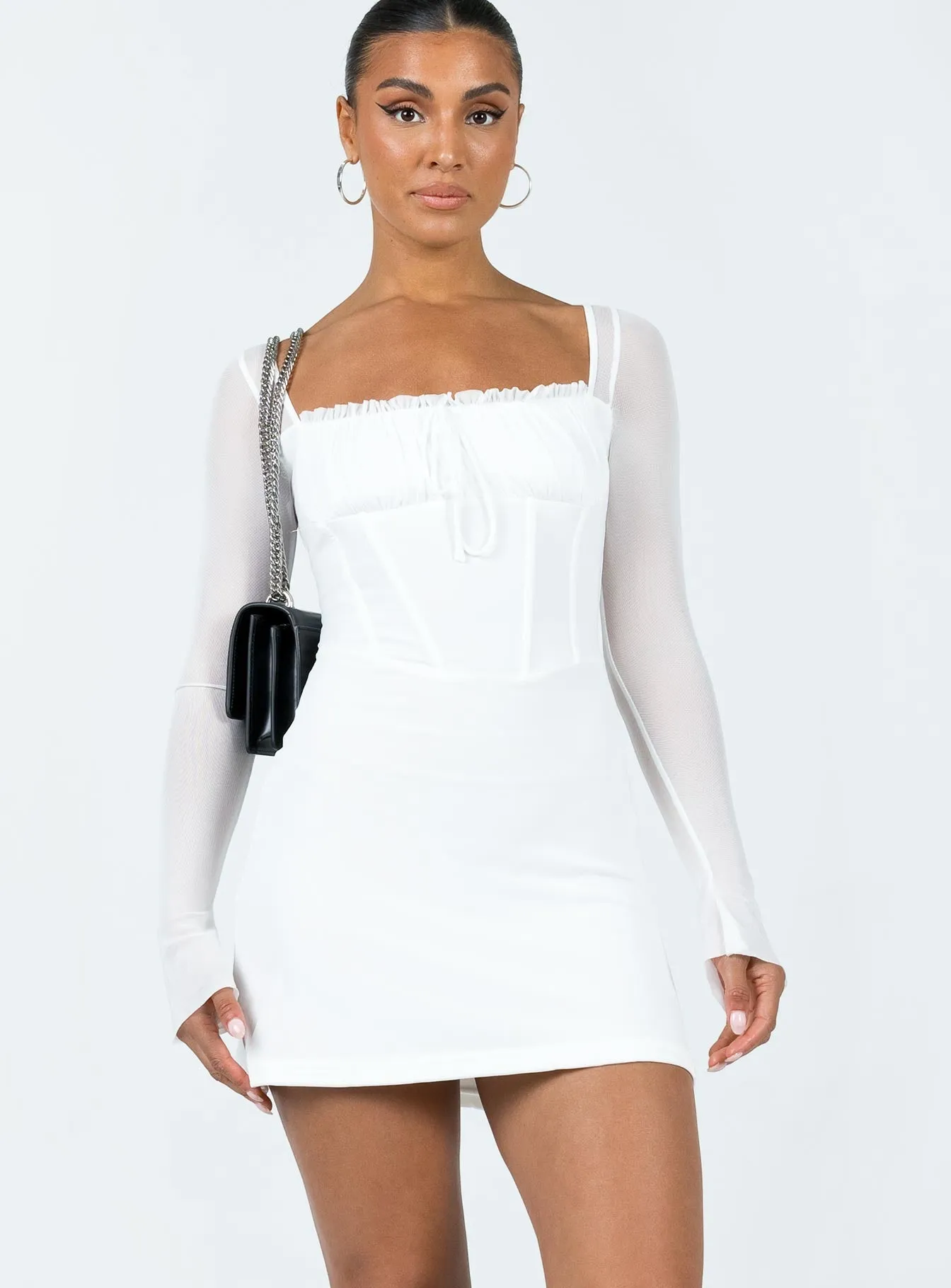 Clermont Corset Mini Dress White Urban Star