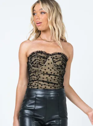Bodie Bodysuit Black Premium Urban