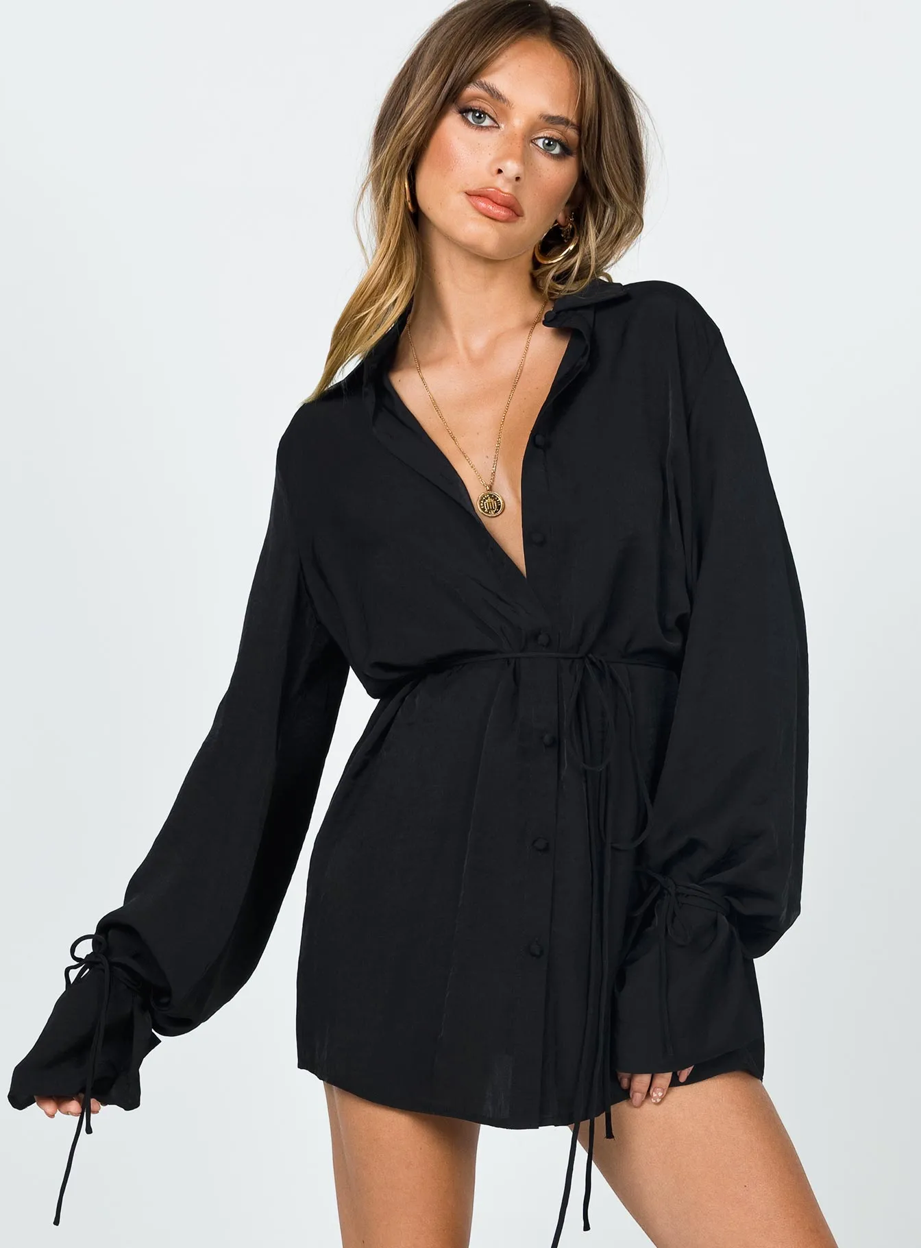 Forbidden Mini Dress Black Street Pop Youthful Vibe