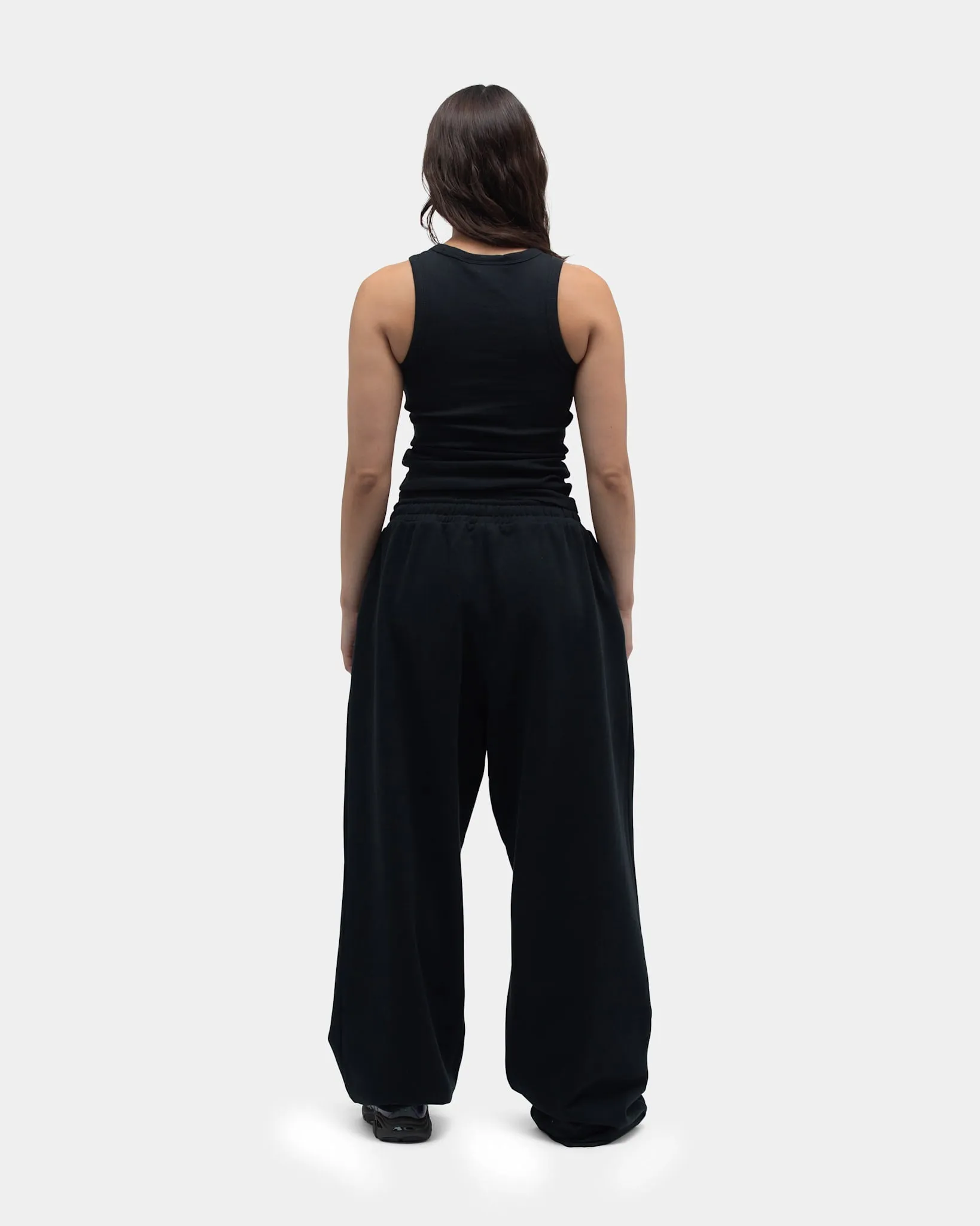 High pressure alloy Rib Tank Top, Women - Black Ergonomic Pattern Design Durable Binding