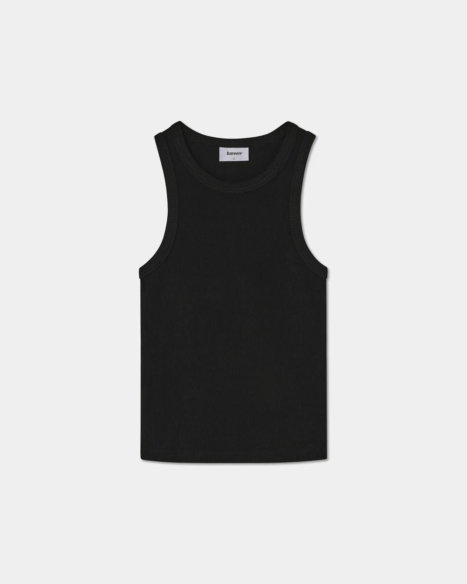 High pressure alloy Rib Tank Top, Women - Black Raglan Sleeve Travel Cool