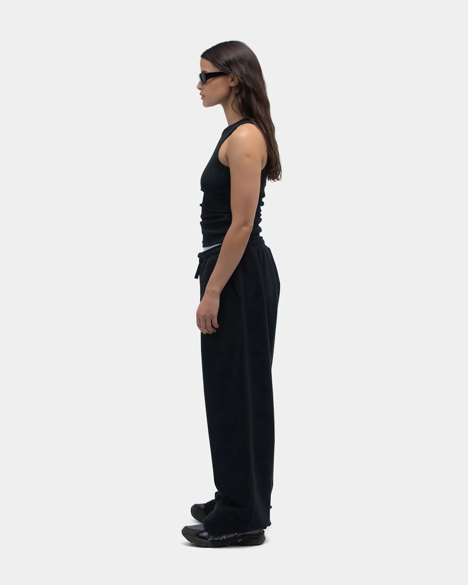 Universal Attachment System High pressure alloy Rib Tank Top, Women - Black
