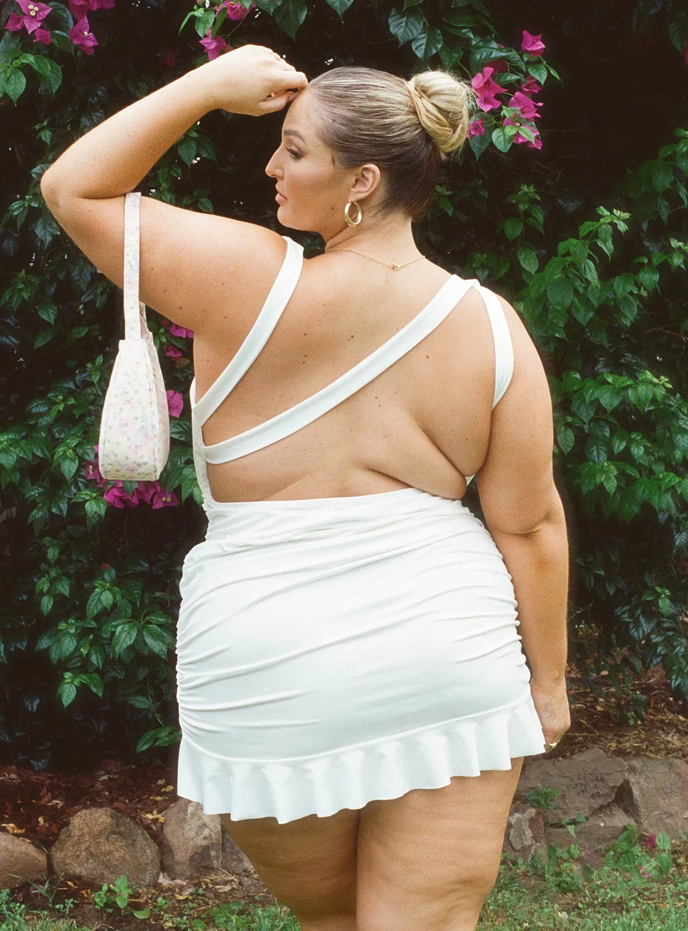 Playful Chic Playful Design Devotion Mini Dress White Curve