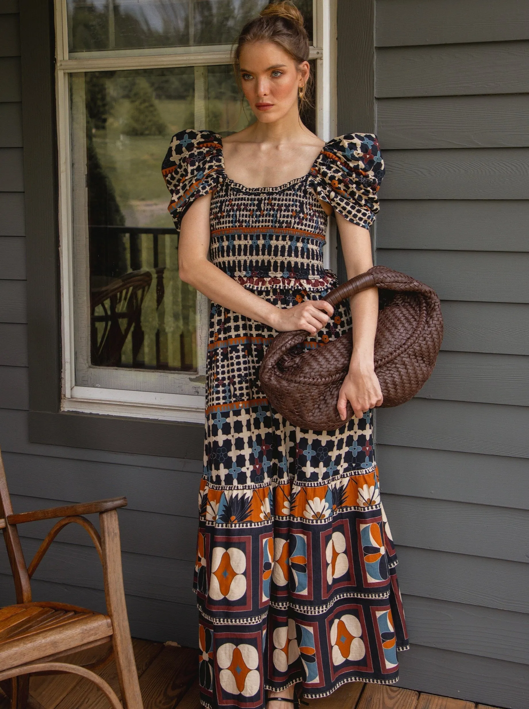 Street Edge Fay Maxi Dress - Deco