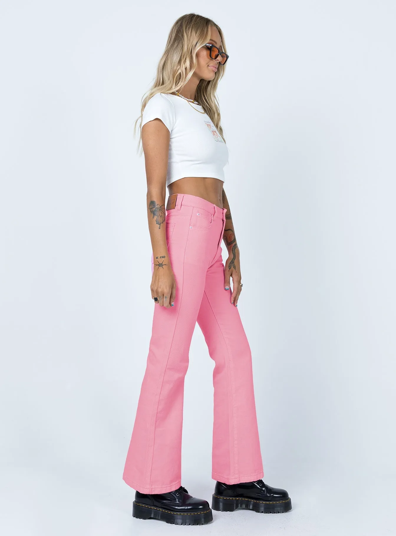 Cabarita Lounge Denim Jeans Pink Daily Mix Comfort First