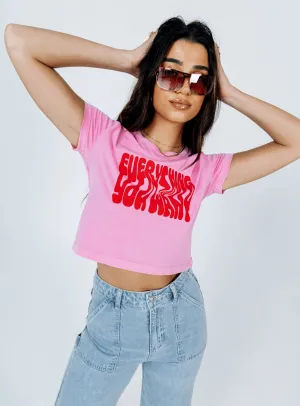 Everything You Want Tee Pink Active Wearable