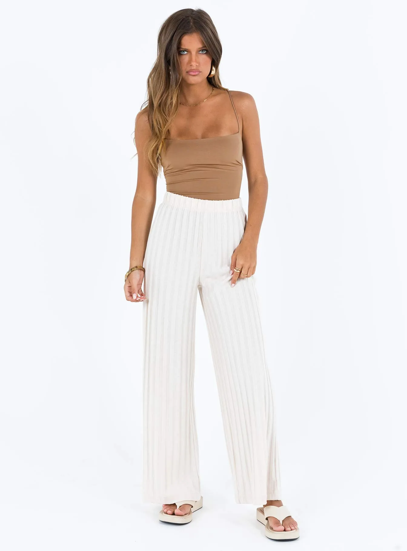 Karlah Bodysuit Beige Stretch Couple