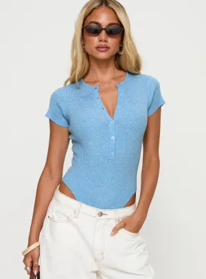 Smart Outdoor Kerra Short Sleeve Bodysuit Blue