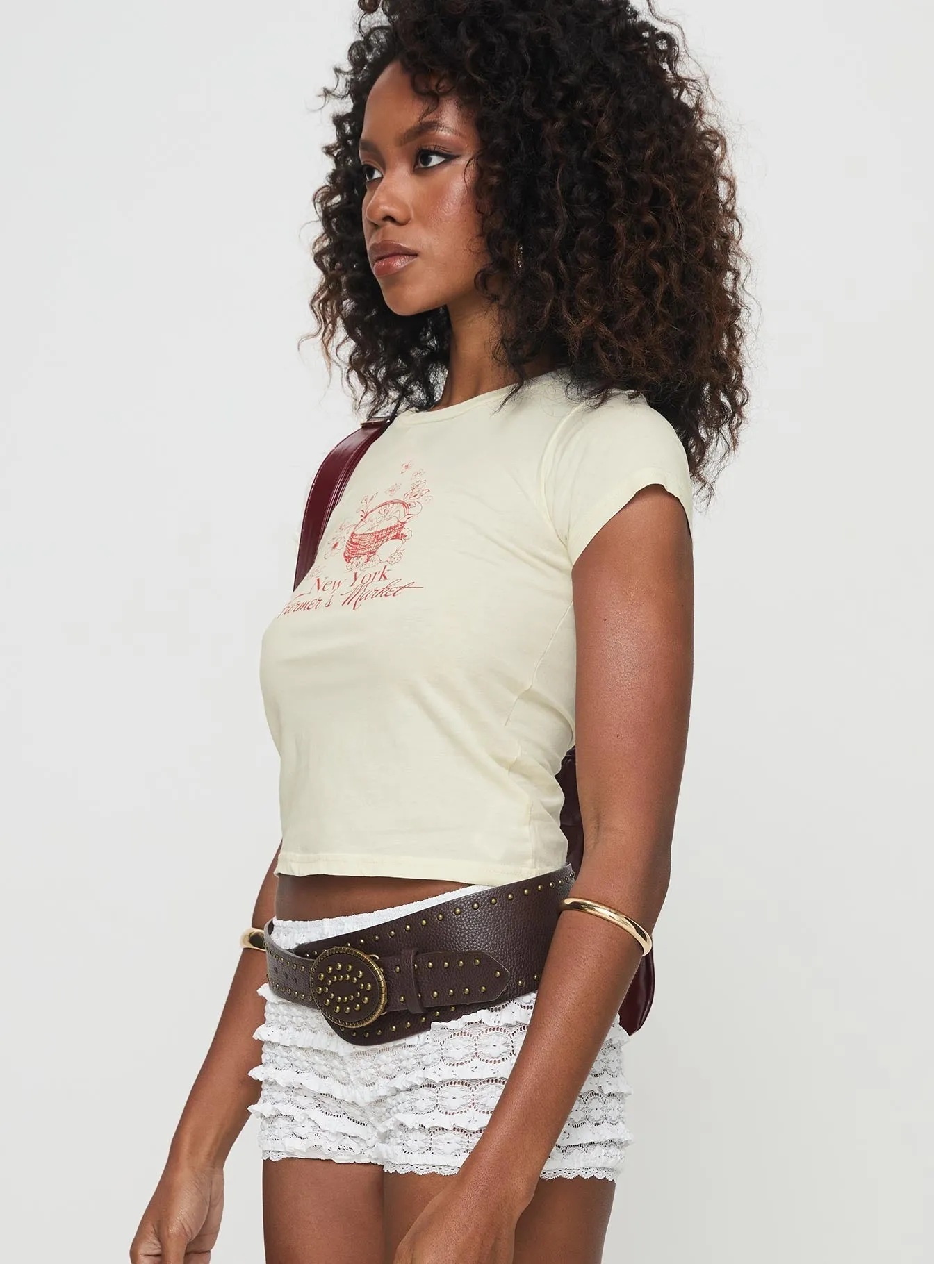 Smooth Look theater visit NYC Farmers Market Tee White