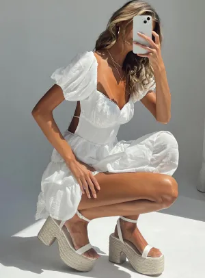 Danny Mini Dress White On Trend Style Night Rush