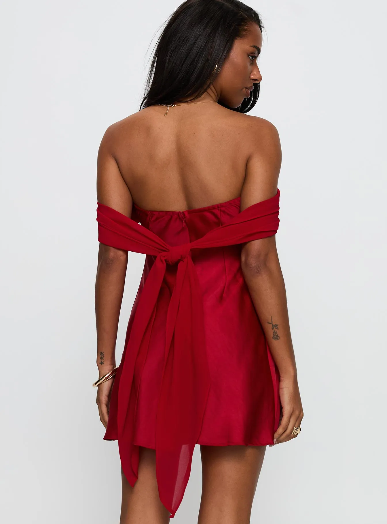 Adoration Mini Dress Red Simple Vibe Show Chic
