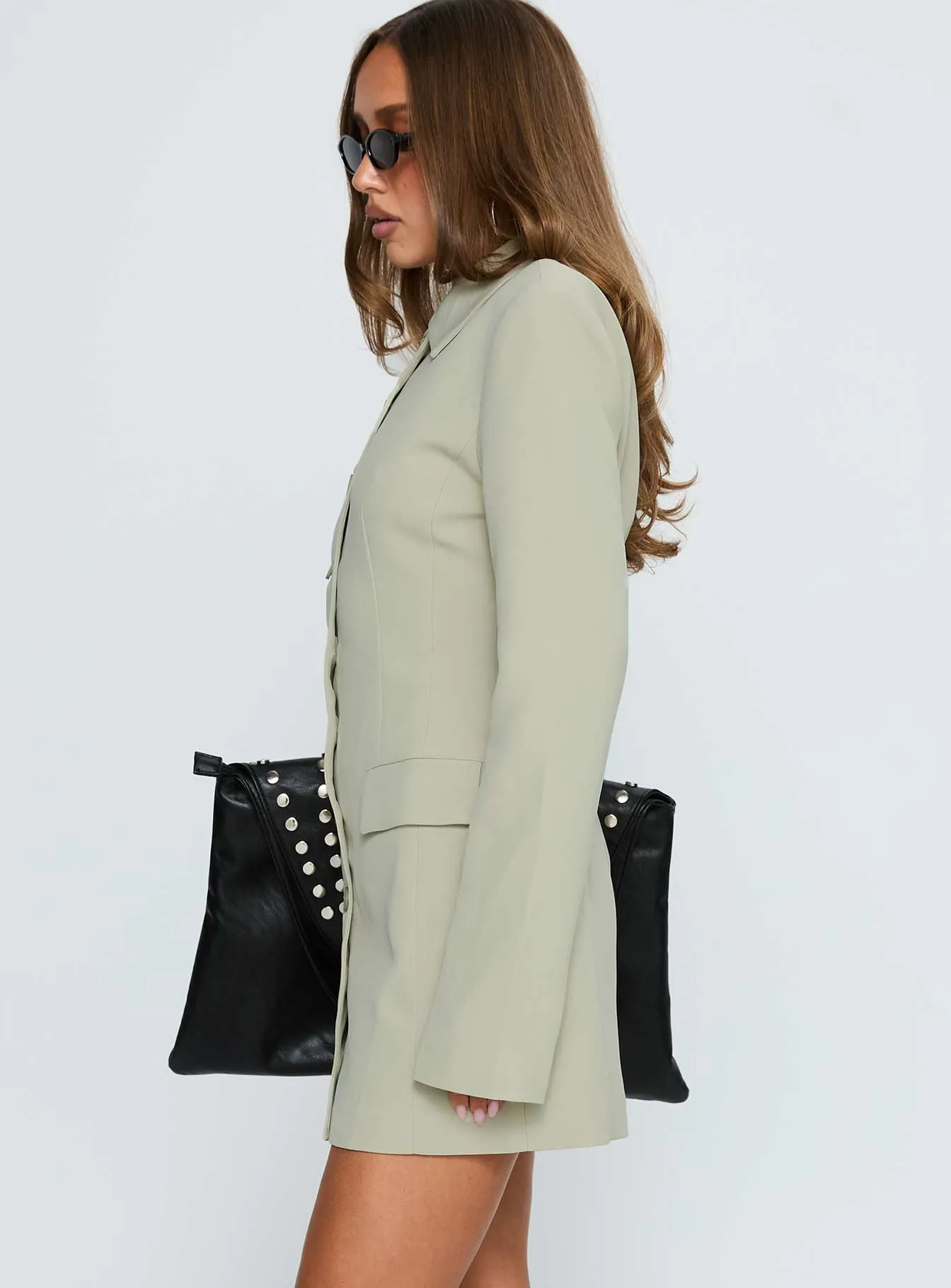Cheri Mini Dress Matcha Light Charm Charming Style