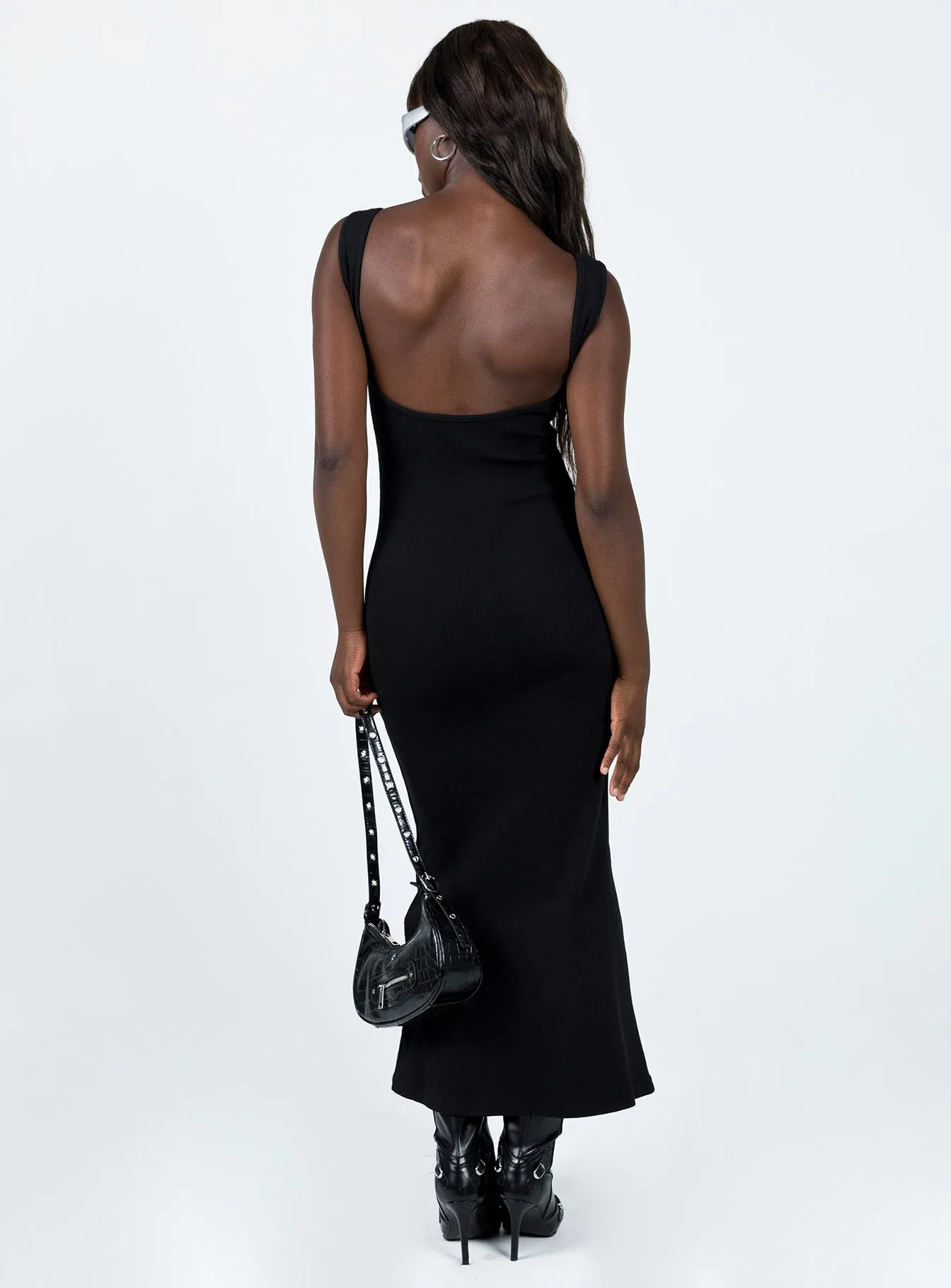 Smythe Maxi Dress Black Ocean Breeze Lake View