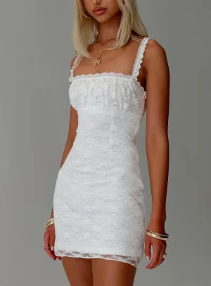 Wignall Mini Dress White Fashion Essential Edge Fresh