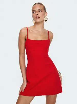 Light Star High Beat Rousselet Mini Dress Red