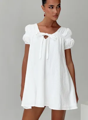 Silverwing Mini Dress White Trendy Fashion