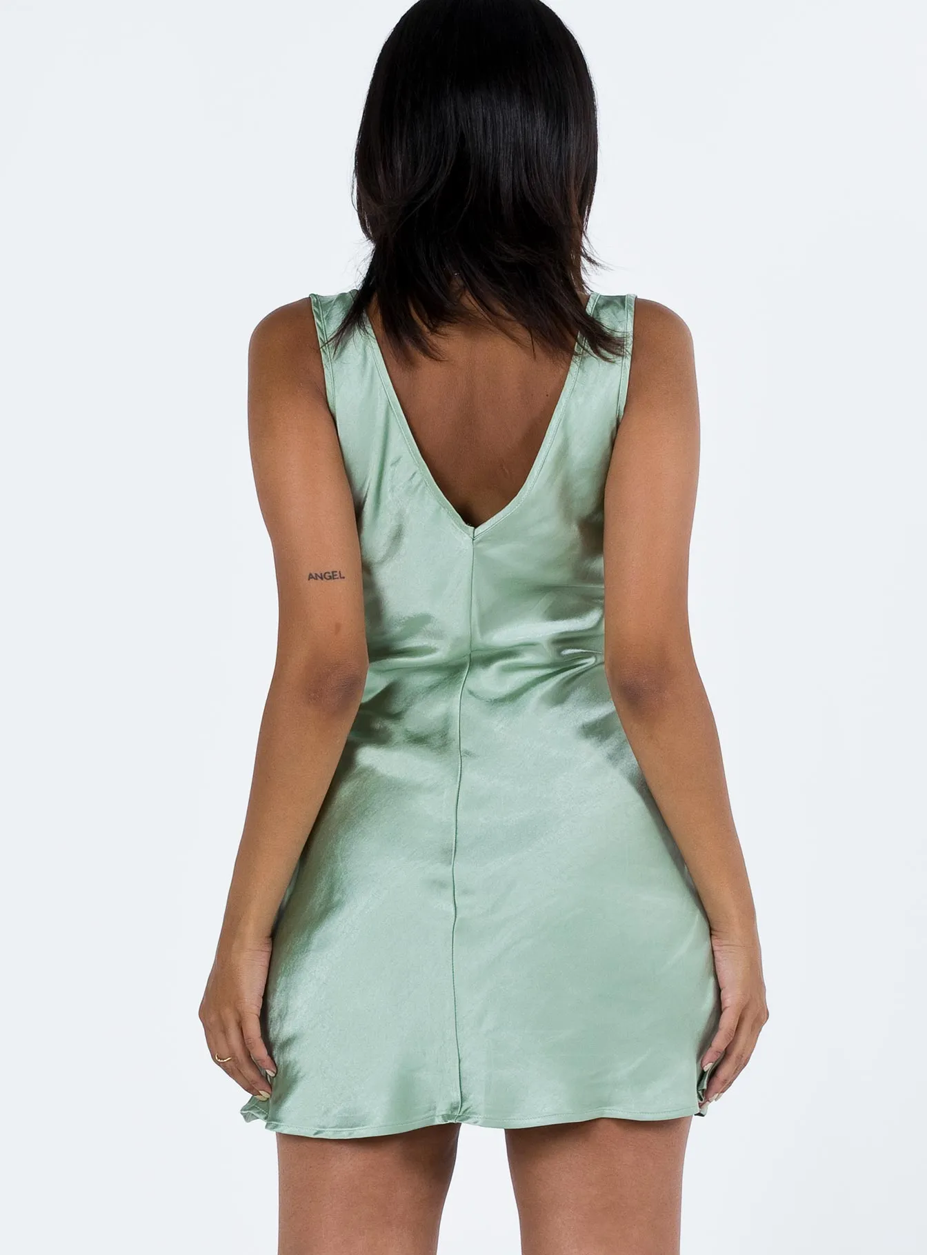 Fashionable Wear Conlan Mini Dress Sage