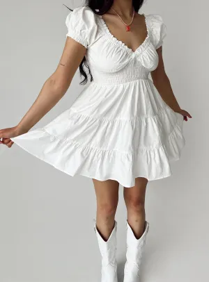 Daniela Mini Dress White Petite Confident Wear