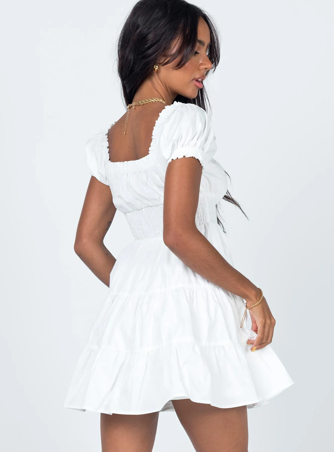 Daniela Mini Dress White Weekend Vibe