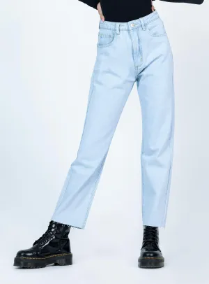 Harrow Straight Leg Denim Jeans Rugged Construction Street Fashion Breathable