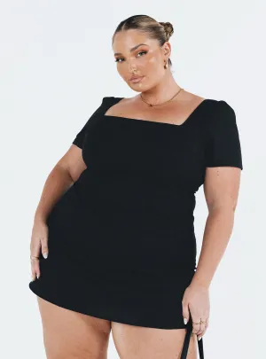elegant design Glow Mode Hastings Mini Dress Black Curve