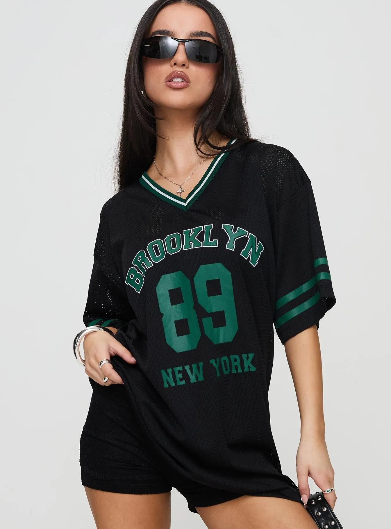 Michail Jersey Mini Dress Green Playful Style Edge Star