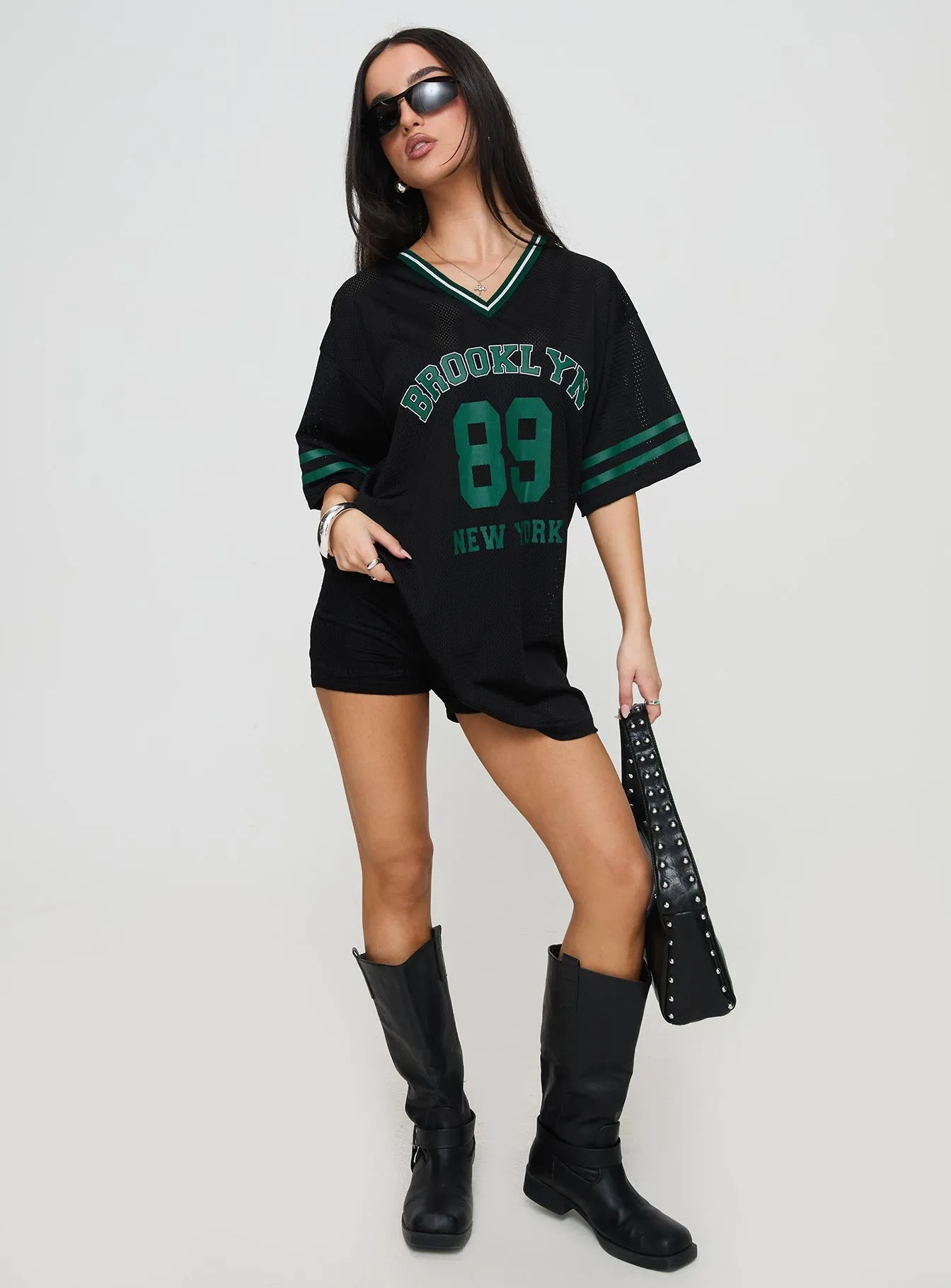 Michail Jersey Mini Dress Green Neon Mood Uniform Drape
