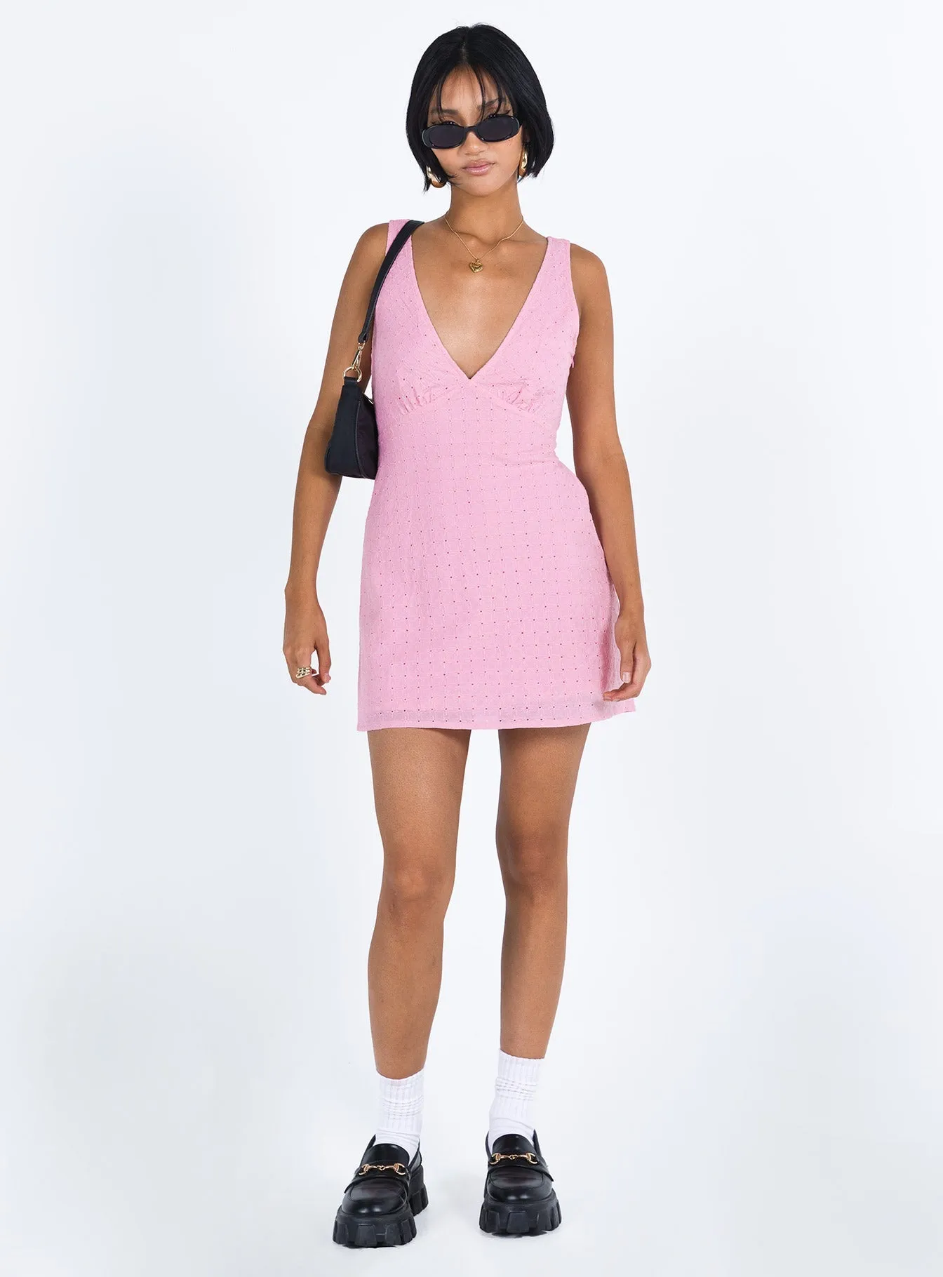 Bohemian wear Nellie Mini Dress Orchid Pink