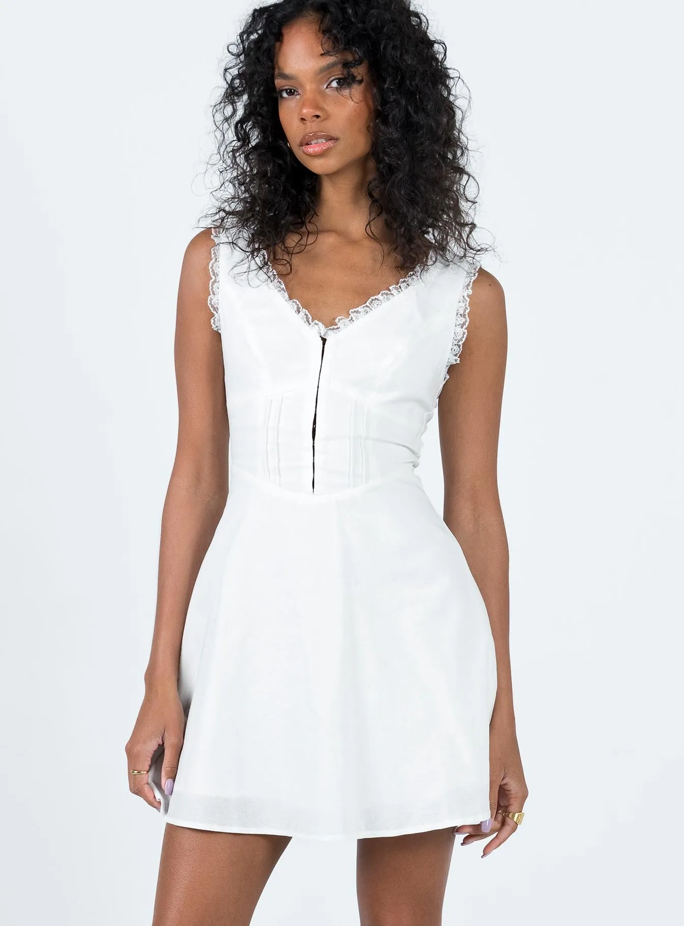 City Babe Silvanna Mini Dress White