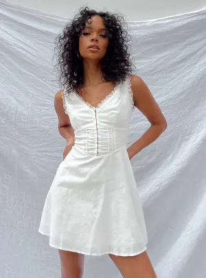 Light Rush Silvanna Mini Dress White