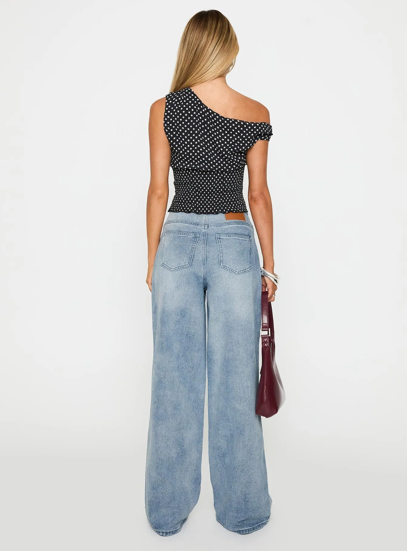 Everyday Ready Bowe Low Rise Wide Leg Jeans Blue