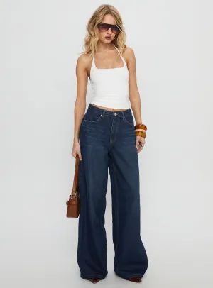 Naylor Mid Rise Wide Leg Jeans Mid Blue Denim Traveler Gear Earthy Family Style Urban Explorer Youth Style