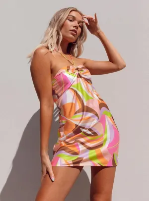 Chaya Mini Dress Multi Non Restrictive Edge Soft