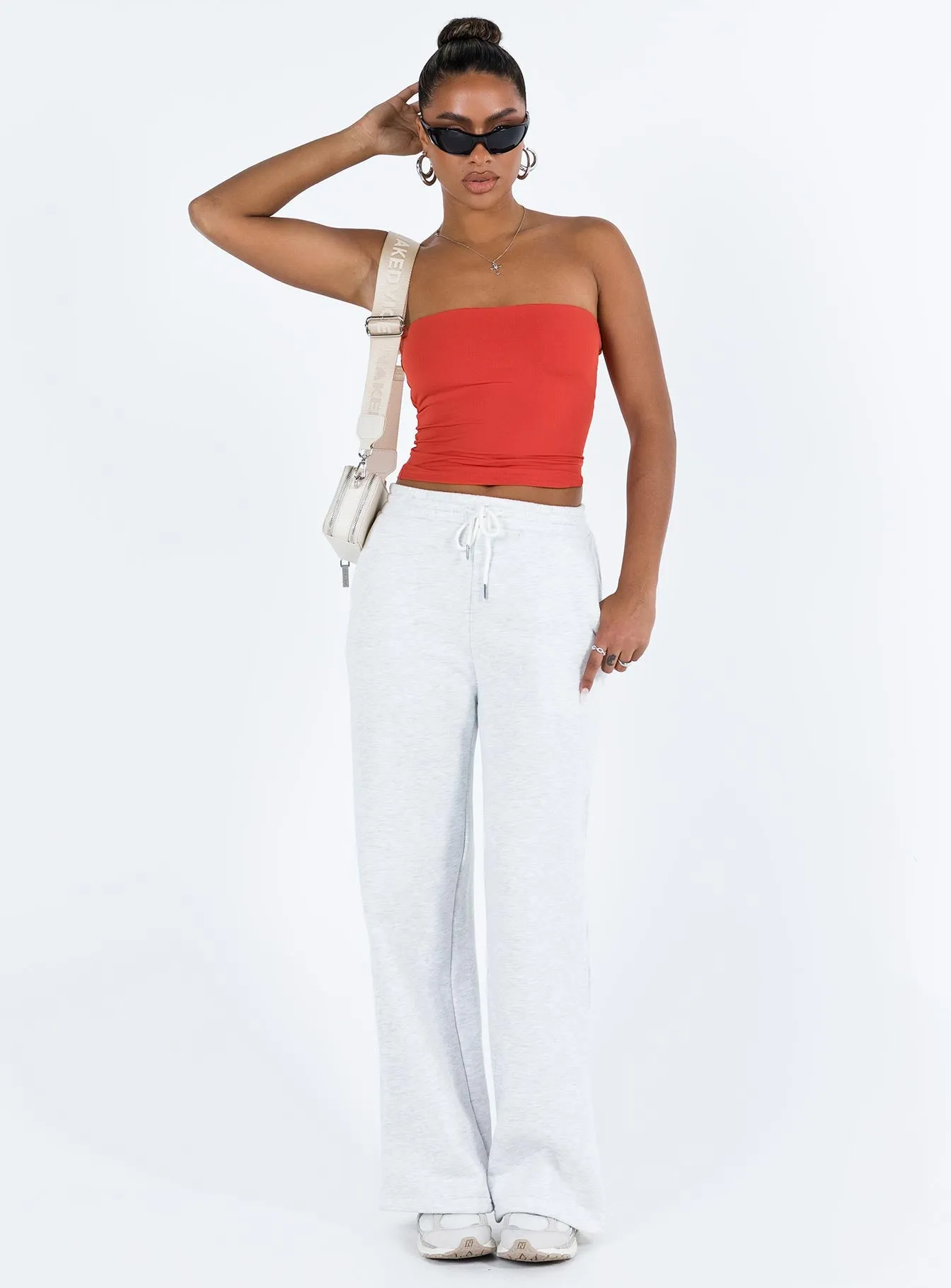 Kantor Tube Top Orange Breathable Design