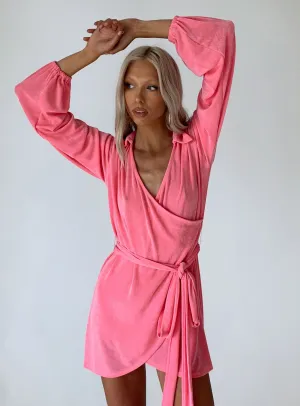 City Edge Party Time Mini Dress Pink