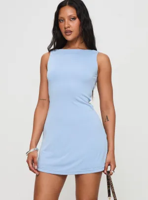 Edge Beat Hot Rush Tiny Moves Mini Dress Blue