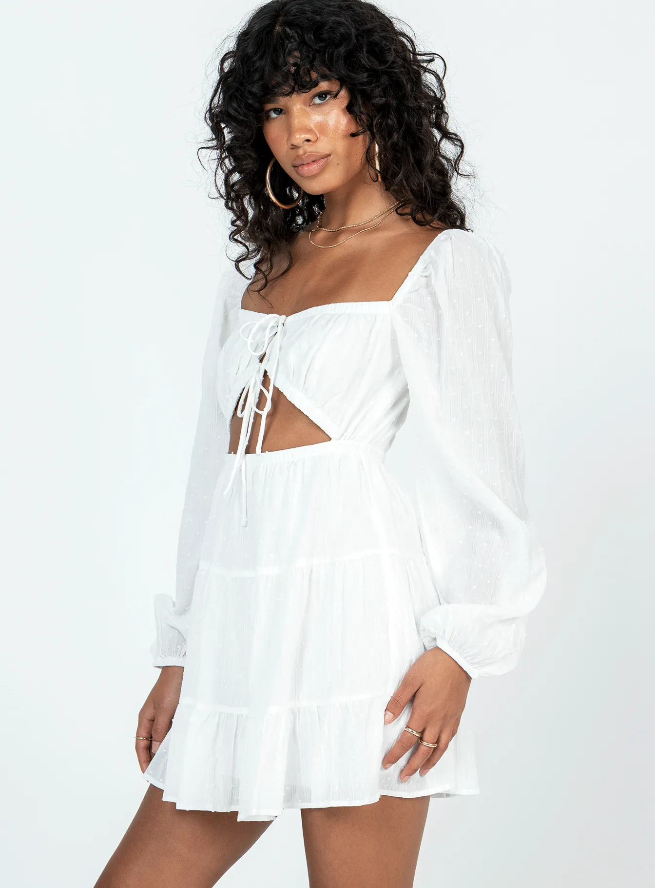 Cozy Fit Urban Rush Emelia Mini Dress White