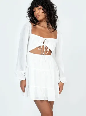 Emelia Mini Dress White Effortless casual wear