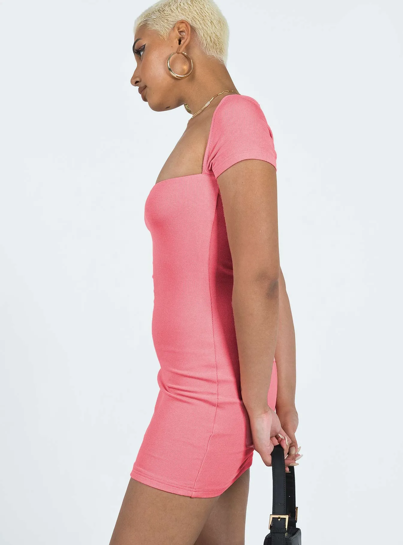 Party Snap Vibrant Wear Dianne Mini Dress Pink