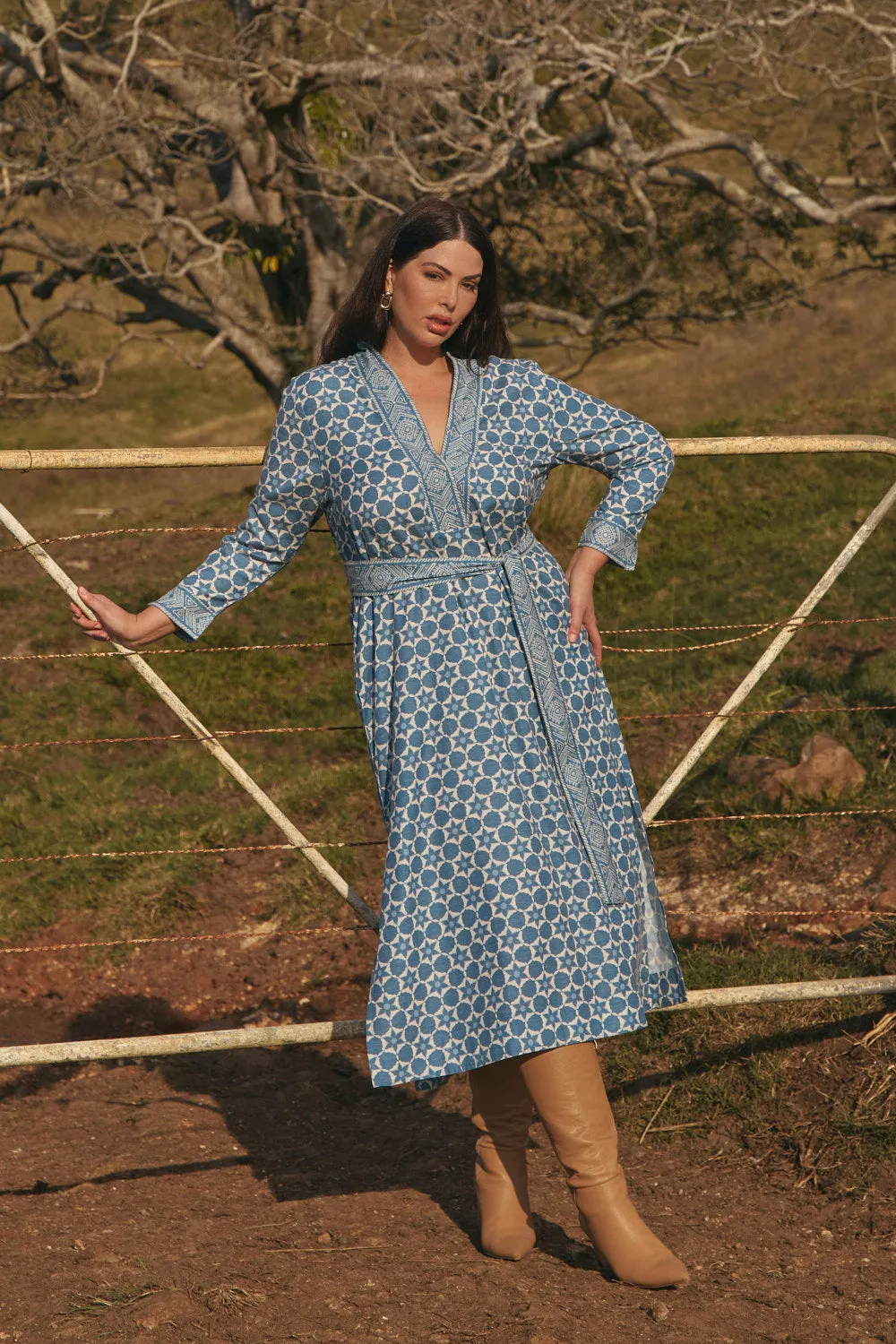 Sunday Stroll Romantic Soul Tia Tunic Dress in Starflower