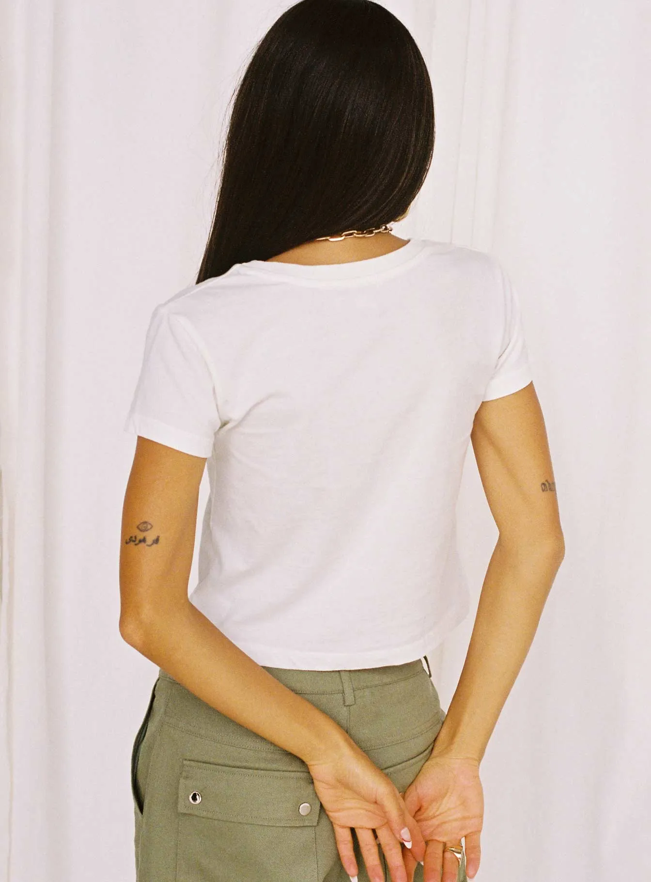 Layering Options Layering Fashion Organic Be Kind Charity Baby Tee Cream