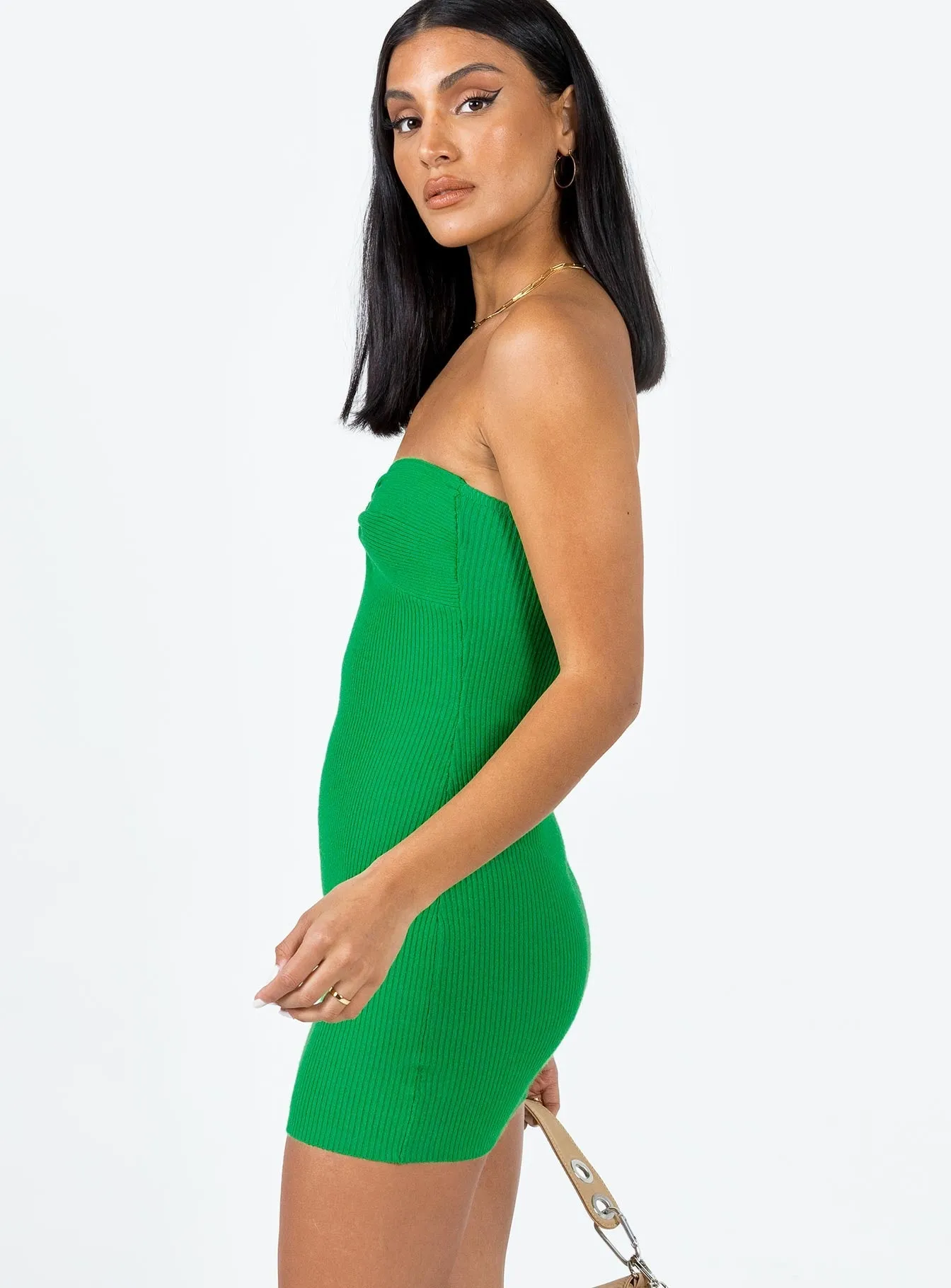 Kallister Mini Dress Green Trend Soft