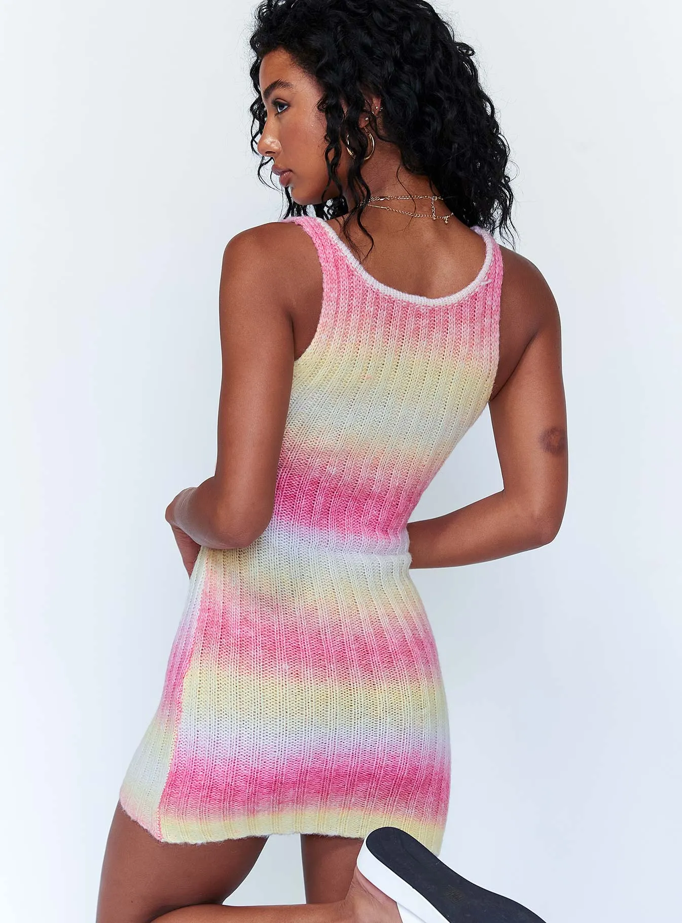 Mila Mini Dress Yellow / Pink Fresh Vibes Flowy Design
