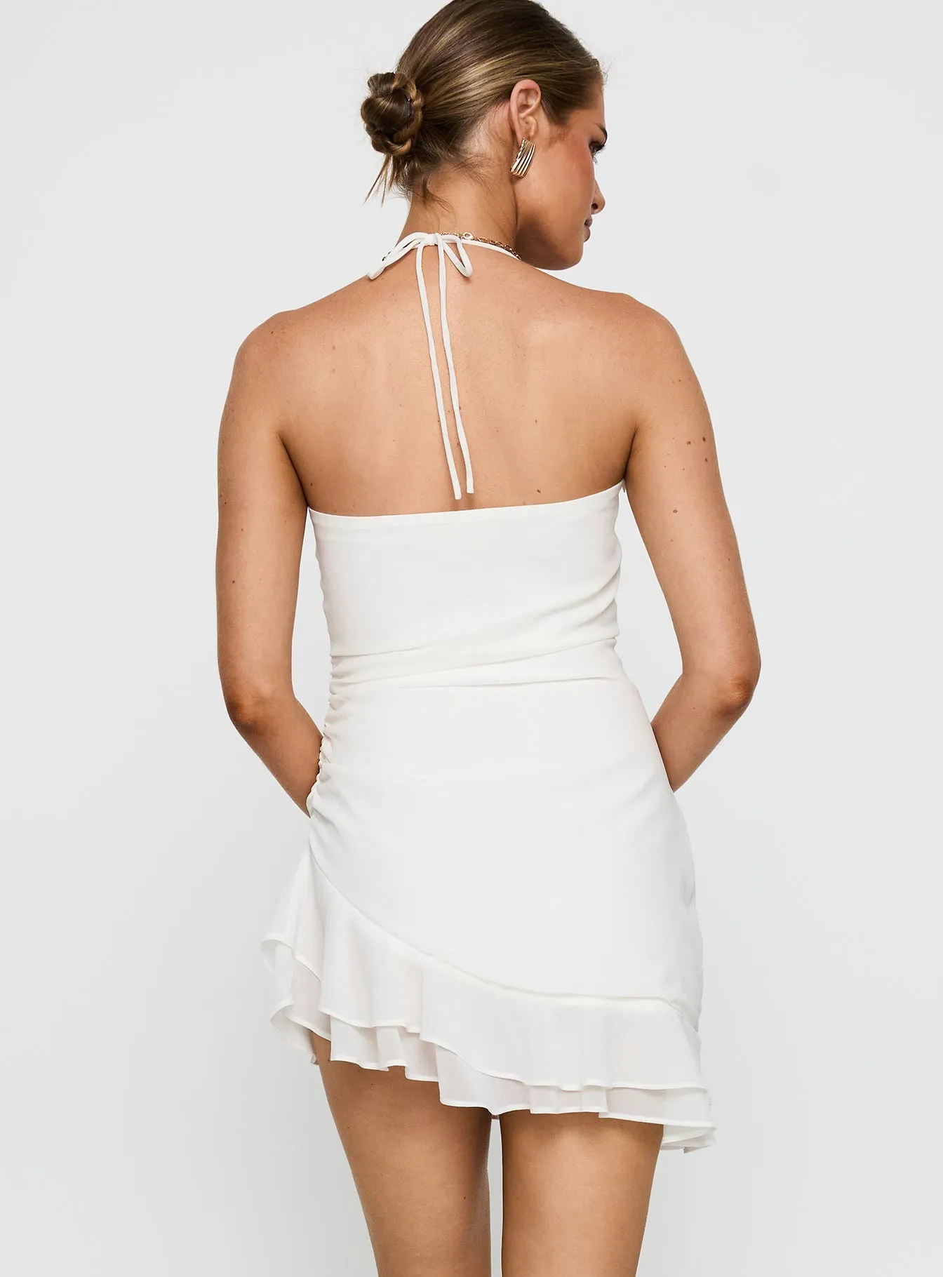 Scene Sharp Birthday Bash Yara Mini Dress White