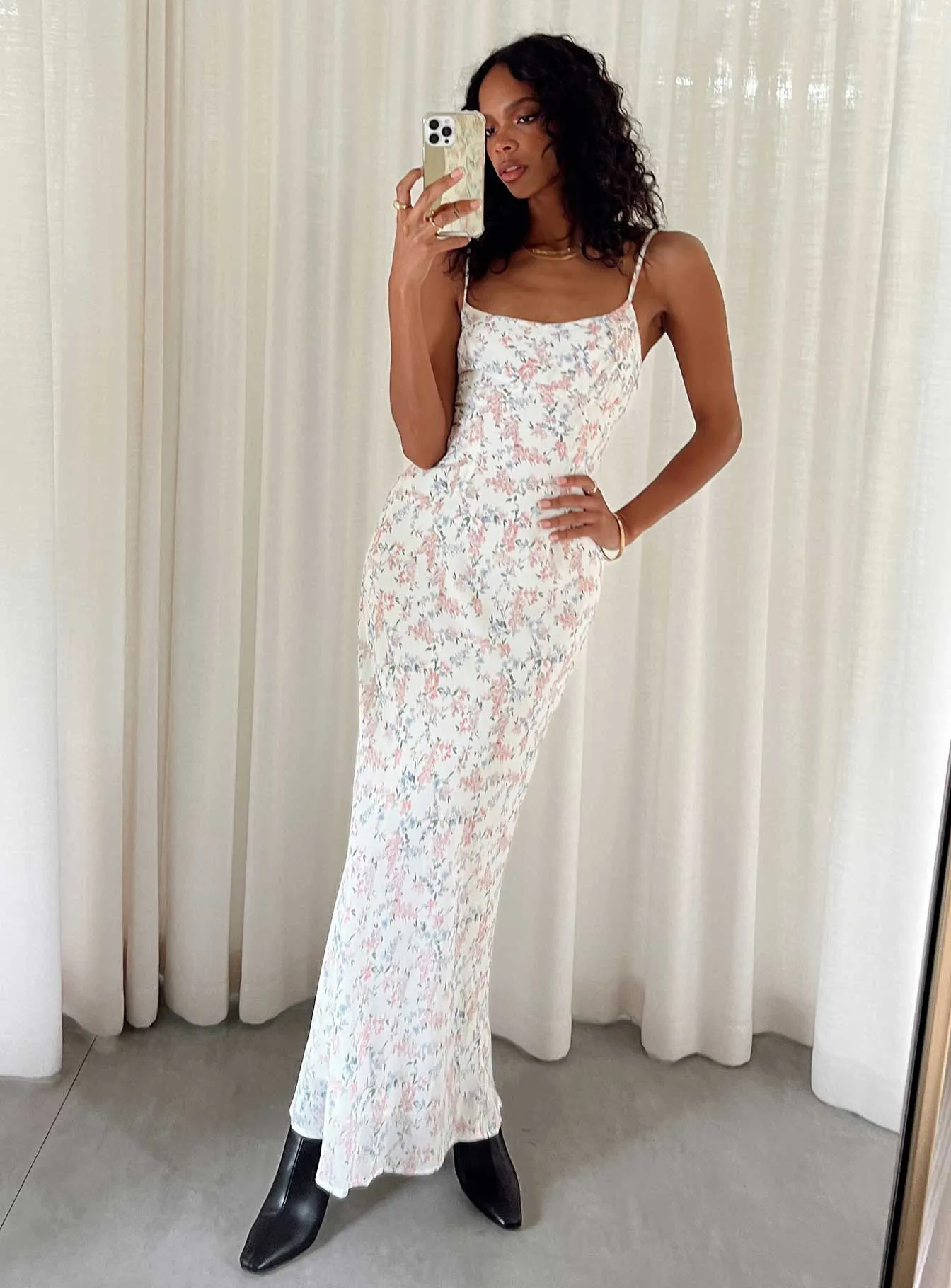 Ruby Pop Fairholm Maxi Dress White / Floral