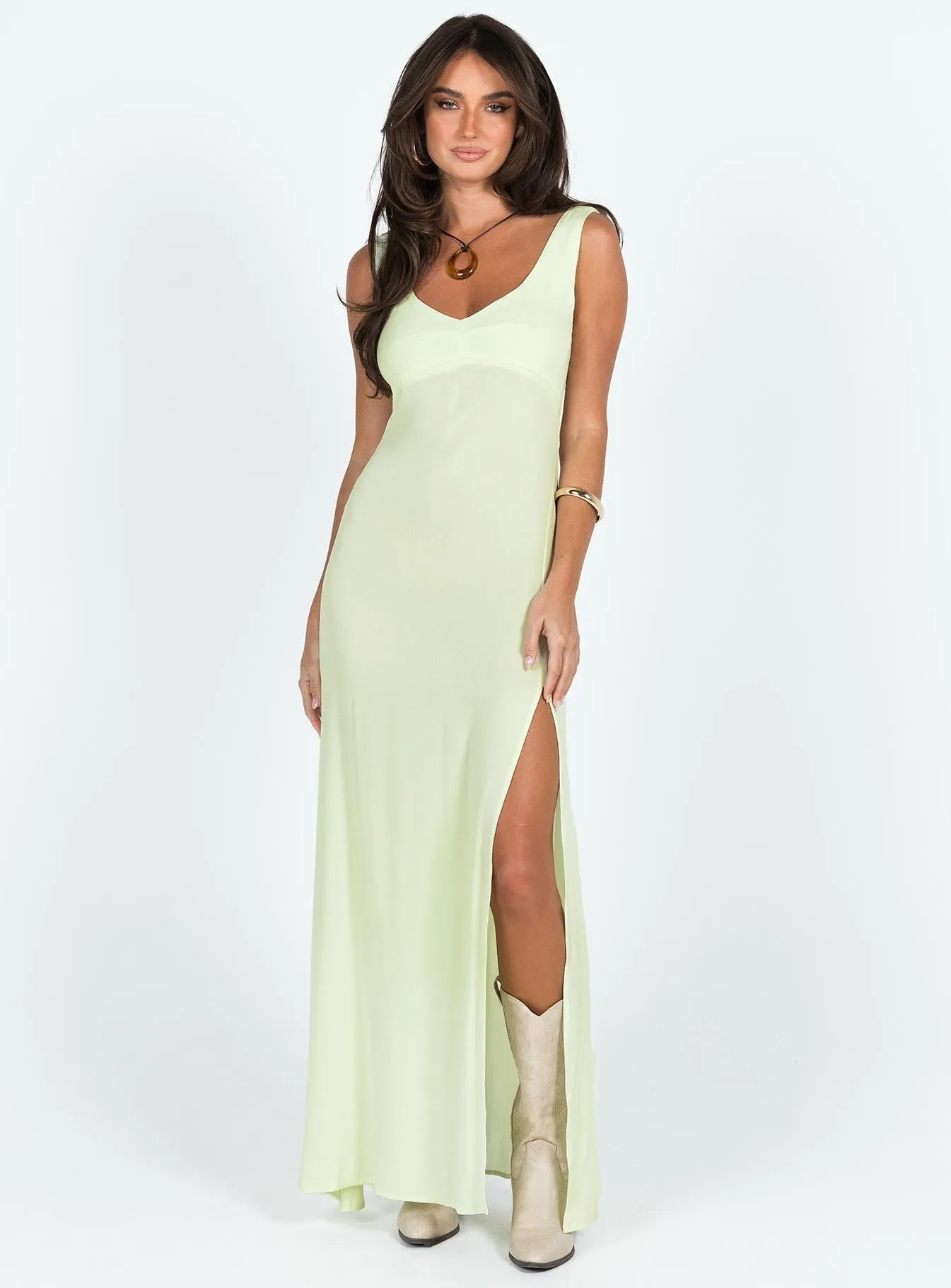 Shannyn Maxi Dress Sage Sapphire Glow