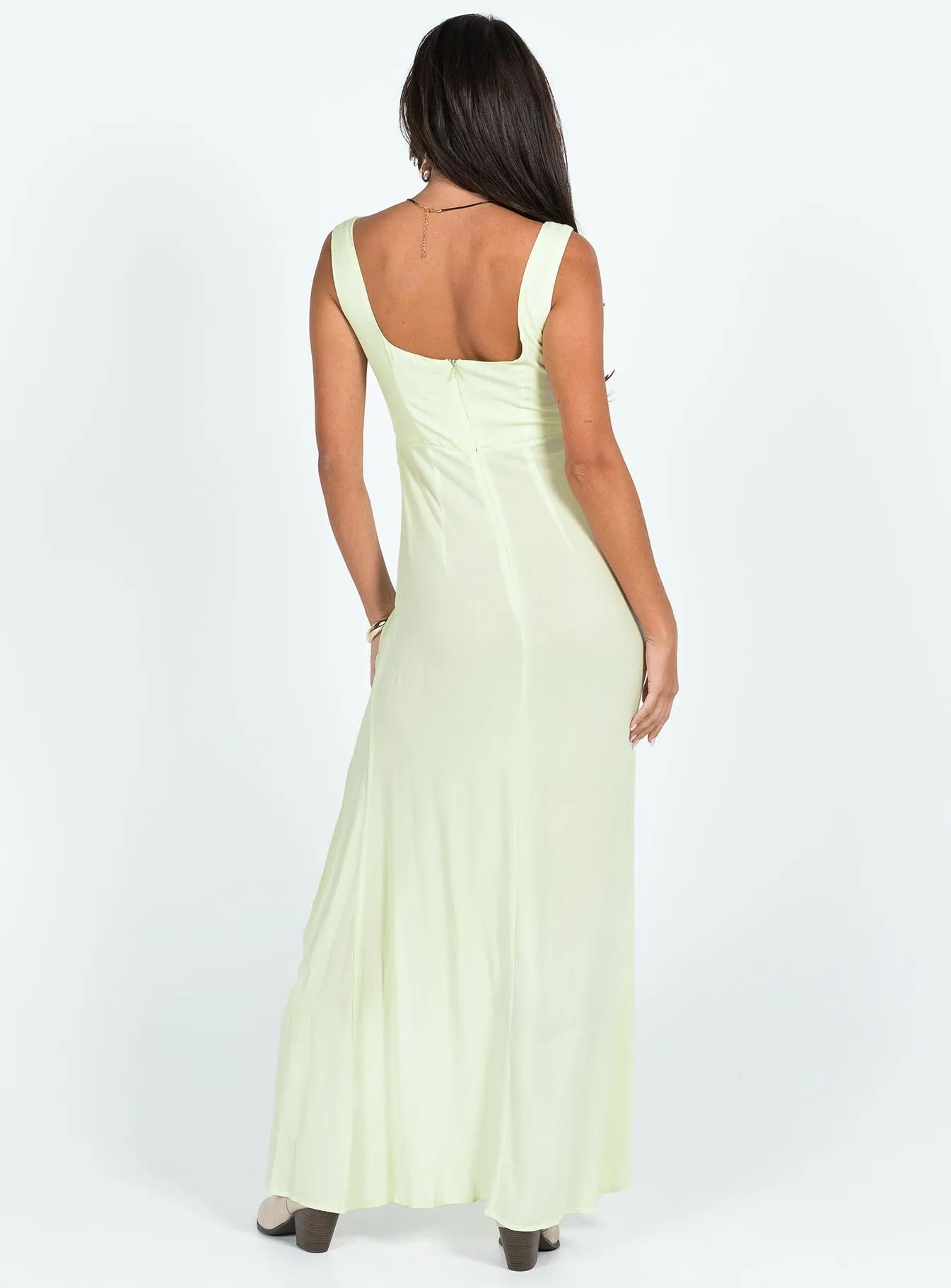 Shannyn Maxi Dress Sage Stylish boho dress Fashion-forward long piece