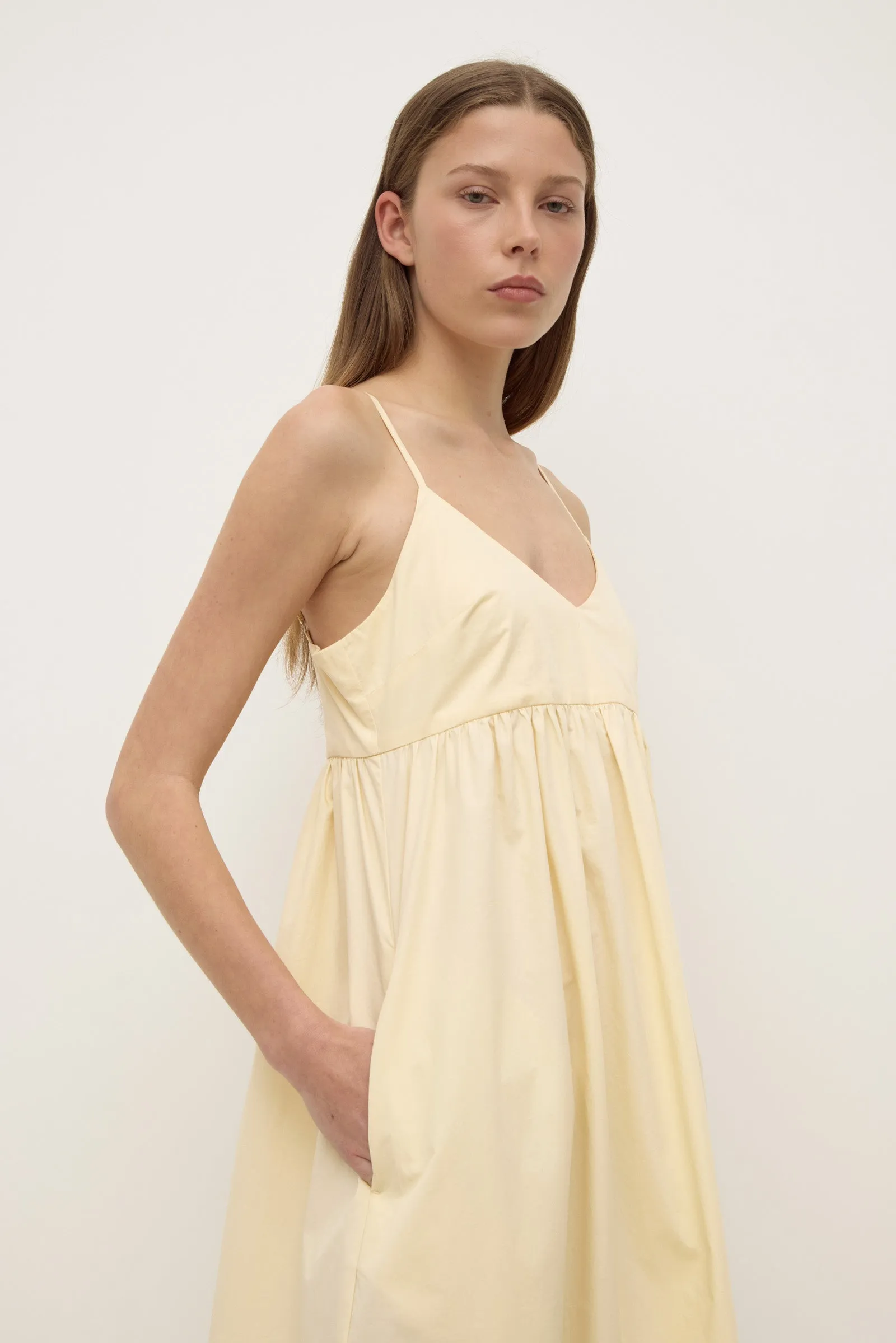 Bronte Poplin Midi Dress ThermalRegulating Fabric