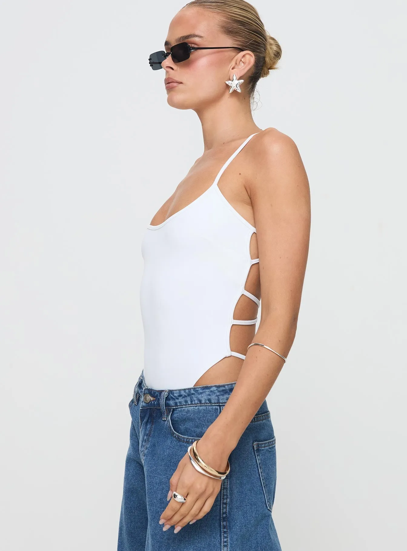 Urban Classic All Tied Up Bodysuit White