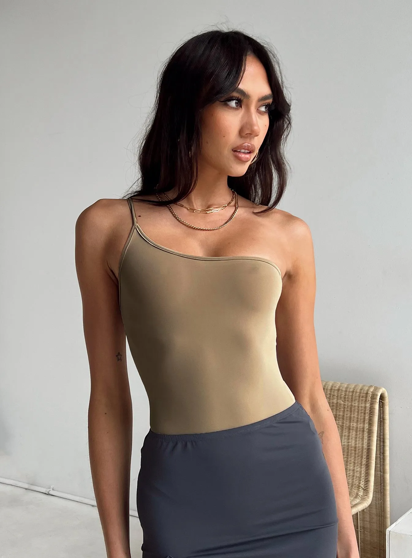 Event Slim Urban Fancy Hutter Bodysuit Beige